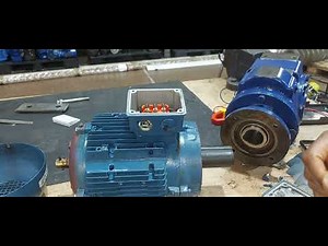 Testing for fault in 3 phase electrical motor. #inductionmotor #3phasemotor