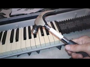 How to Remove Keys from an M-Audio Keystation 61es