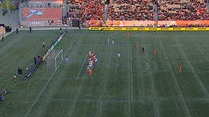 This cross from Forge Football Club's Kyle Bekker to set up a scoring chance in the first half is the Walmart Canada Delivery of the Match 🎁 | Canadian Premier League