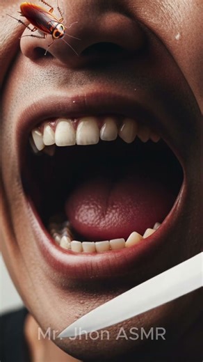 CREEPY ASMR 👻 The cockroach mouth | 2D Animation & Stirring Sounds (No Talking)