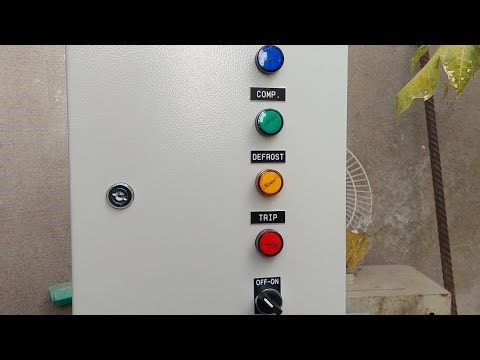 COLD ROOM CONTROL PANEL UPTO 3HP Wiring daigram in Description