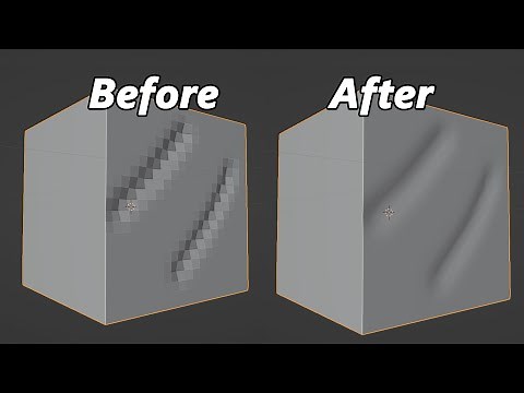Blender 3.2.1 | Smooth Normals in Sculpting | Tips
