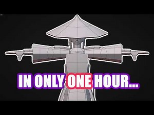 EASIEST LOW POLY CHARACTER MODELING IN BLENDER