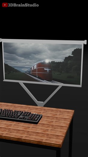 Mini Keyboard Projector Computer Setup💻 #shorts