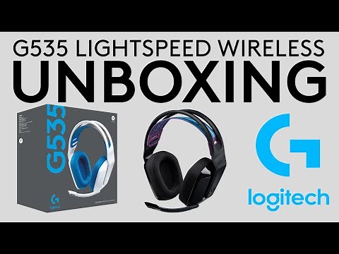 Logitech G535 LIGHTSPEED Wireless Headset UNBOXING