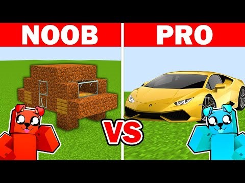 NOOB vs PRO: Epickie AUTA w Minecraft 🚘