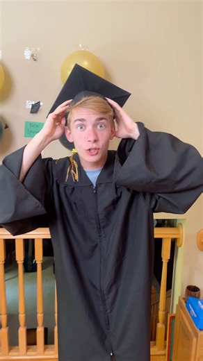 4.7K views · 90 reactions | Grad Party Gift -- Gone Wrong  This High school graduate plays a funny game at-home with balloons. Fun and Hilarious game for open house or grad party. This video was produced by Aaron & Jess, Network Media, and Benson Bros. (for entertainment purposes only) #games #partygames #familygathering #graduation #graduationday | Aaron & Jess | Facebook