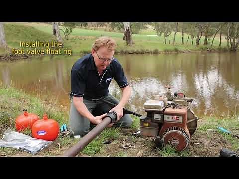 How to install Non Return and foot valvels including float rig kit