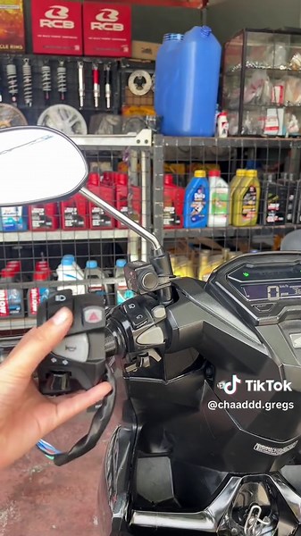 Handle switch na may hazzard at passing switch na ❤️ #handleswitch #click #honda #dominoswitch #fyp