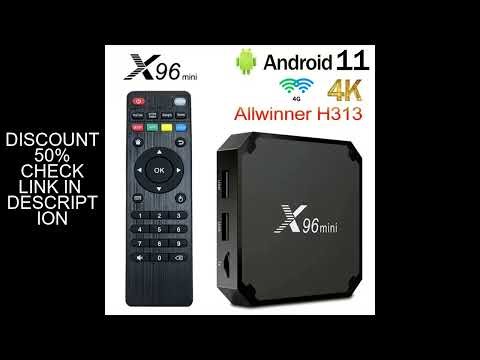 Original X96 mini tv box Android 11.0 H313 S Quad Core 2GB 16GB 4G WiFi 4K UHD HDR 10 H265 multimedi