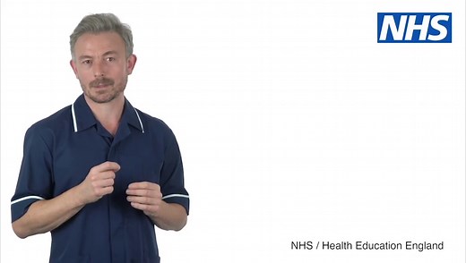 NHS demonstrate how to measure your blood oxygen levels