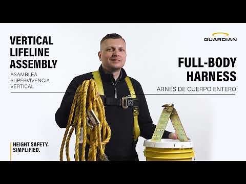 Roof Top Safety Kit | Bucket of Safe-Tie | How to Don A Harness | Guardian Fall Protection