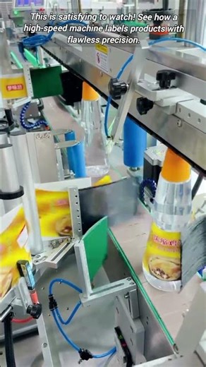 Automated Labeling Machine in Action.