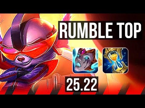 RUMBLE vs SETT (TOP) | 7 solo kills, 7/1/3 | NA Master | 25.22