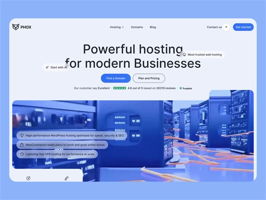 Hosting Website Design