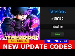 *NEW UPDATE CODES* [Trading] Ultimate Tower Defense ROBLOX | ALL CODES! | June 28, 2023