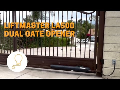 How To: Install Liftmaster LA500 Gate Opener