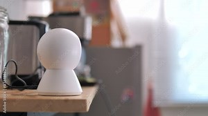 IP Camera pan and scan security concept and technology