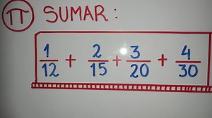 #Fracciones #Aritmética ✅Suma de Fracciones ✍️Para sumar estas fracciones homogenizamos las fracciones,y para ello multiplicamos al numerador y denominador de cada fracción por números enteros positivos. 📝Recuerda: 🔺a/n b/n c/n = (a b c)/n Matemáticas y Ciencias © 2022 | Matemáticas y Ciencias