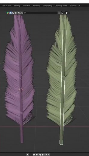create feathers in blender 3.5 blender tutorial