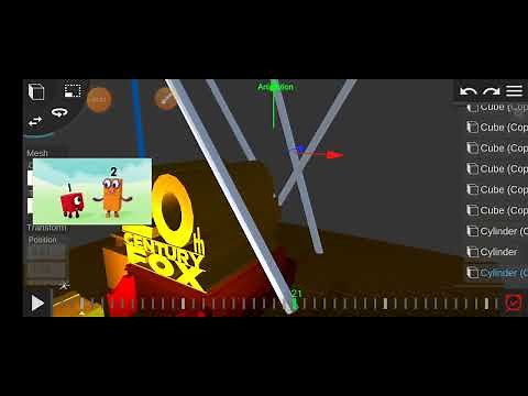 How to make a 20th century fox in prisma 3d