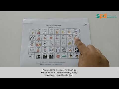 How to make and use a communication board