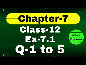 Class 12 Ex 7.1 Q1 to 5 Math | Chapter7 Class12 Math | Integration | Ex 7.1 Q1 to 5 Class 12 Math