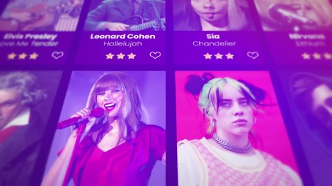 RockJam 54 Key Keyboard Piano with Power Supply, Sheet Music Stand, Piano Note Stickers & Lessons