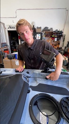 The best way to install a fish finder on a Hobie Passport 12R