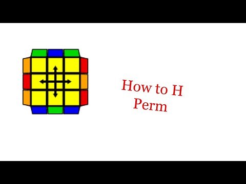 How to do an H Perm on a Rubiks Cube
