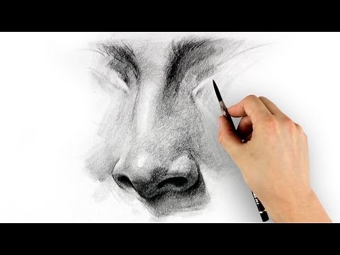 How to Draw a Nose - Step by Step