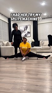 13K views · 793 reactions | This splits machine ain’t no joke!! (I’m from the south. Yes I said ain’t 藍) A lot of y’all got the splits machine, but have you used it yet? How does it feel?藍 The link is in my bio if you’d like your own splits machine. Just go under my stretching essentials! | Divine Extension | Facebook