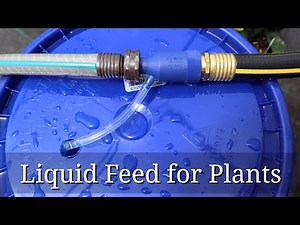 Fertilizer Injector for Garden or Greenhouse Plants