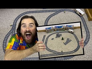 FUN Lego Train Track LAYOUTS for the Holidays