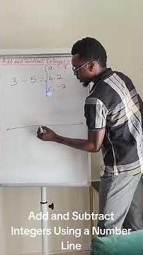 Add and Subtract Integers Using a Number Line