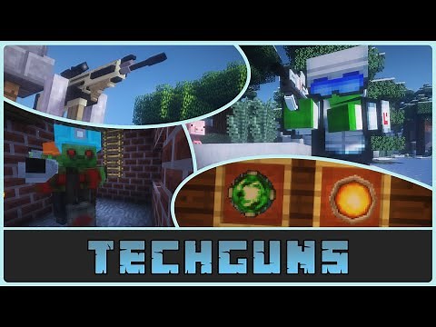 Minecraft - Tech Guns Mod Showcase [1.12.2]