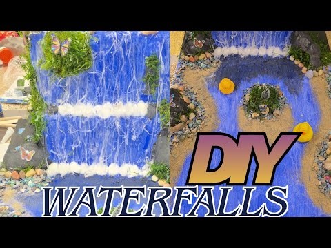 How to Make a Simple Waterfall Model for School | DIY Craft Project