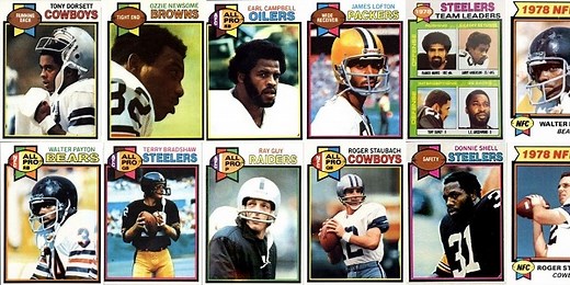 1979 Topps Football Cards - 12 Most Valuable - Wax Pack Gods