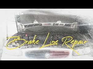 How To Repair A Brake line|Bleeding Procedure|Quick Fix