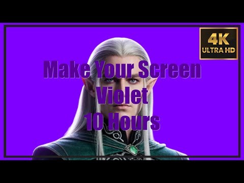 10 Hours Violet Screen UHD|4K
