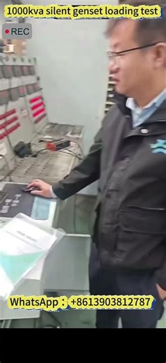 1000 kVA diesel,factory load-bank torture test—8 hrs full power before we ship worldwide #generator