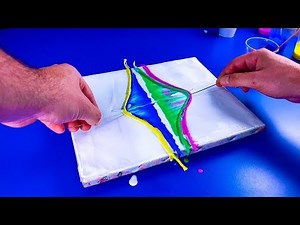 CHECK OUT THIS Amazing Acrylic String Pull - Satisfying Fluid Art