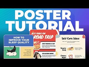 Canva Poster Tutorial (Easy) | How To Make a Poster on Canva
