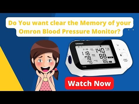 How to Clear Memory on Omron Blood Pressure Monitor 🗑️ | Step-by-Step Guide