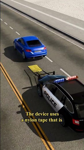 The police have a secret weapon to stop fugitives! 🚔🚨