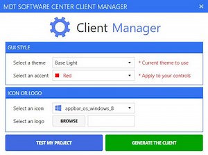 Software Center for MDT: Customize your Client with the Client Manager