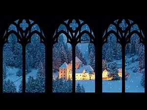 Why Is This Castle Glowing in the Snow? | Castle Window Projector