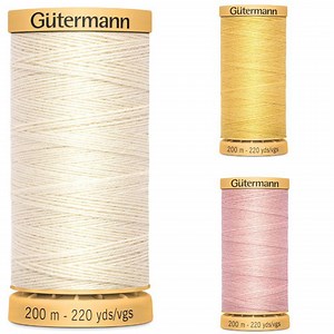 Gutermann Tacking Thread Basting Cotton Sewing Spool 200m Reel - Etsy