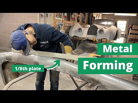 Forming and Bending 1/8th Steel Plate with Basic Tools (Highly Challenging)