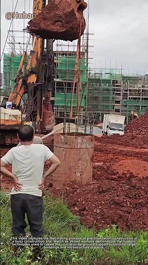 "Pile Foundation Construction in Action! Modern Techniques for Strong Building Bases